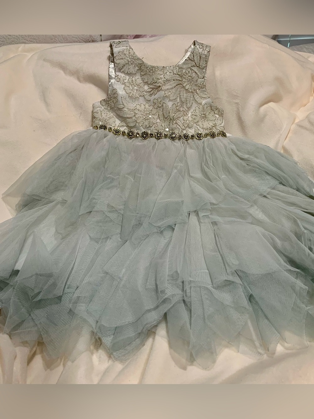 American Princess Light Blue Tulle Dress